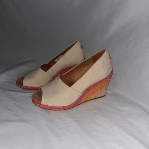 TOMS colorful wedges